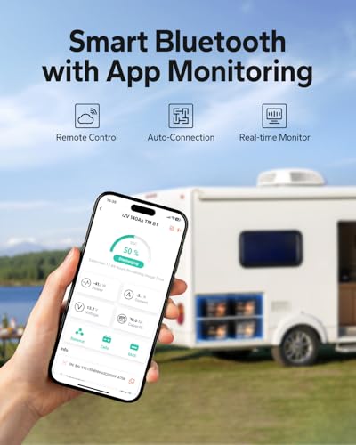 Image of Litime 2Pack 12V 140Ah Bluetooth LiFePO4 Lithium Battery, Group 31, 150A BMS deep Cycle Trolling Motors Battery, Perfect for RV, Marine, Solar, Off-Grid