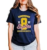 Vintage Sophie Cunningham #8 Inspired Shirt | Indiana Hoops Graphic Tee | Unisex Fan Apparel Navy