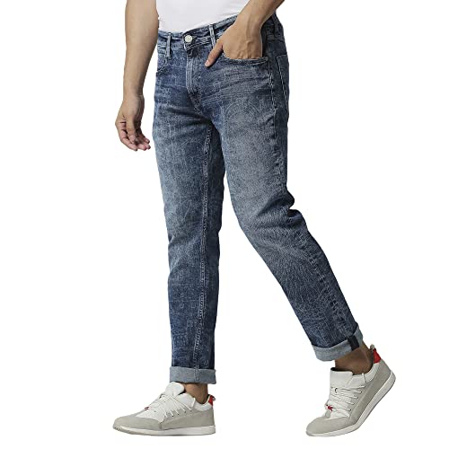 Image of Pepe Limited Edition Collection Light Tone Wash Cotton Stretch Cash Regular Fit Mens Jeans