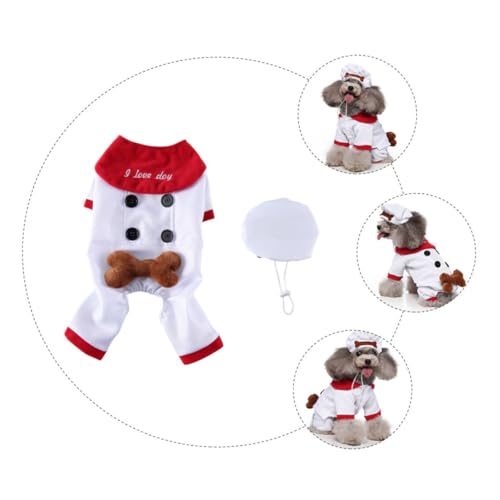 Disfraz para perro Halloween tamaño XL SEWACC blanco miniatura 3