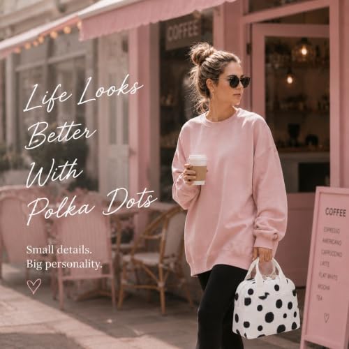 Image of LOVELYWIND Lunch Box for Women Cute Lunch Bags for Women Lunch Tote Bags Reusable Insulated Lunch Box Large Capacity Reusable Insulated Cooler for Work or Travel Gifts or Beach