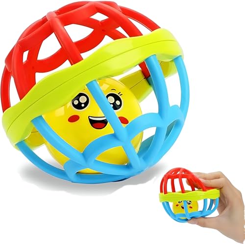 Image of 8-Piece Colorful Rattle & Teether Combo Set - BPA-Free Rubber Sensory Toys for Infants (0-2 Years, 3+ Months Ready)