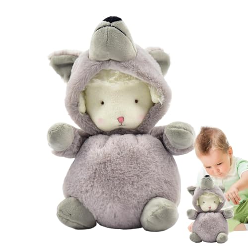 Peluche de oveja, decoración de peluche, cordero, peluche, muñeca de peluche, juguete de peluche, juguete decorativo de oveja, cordero de tela suave, juguete de peluche, juguete para niños