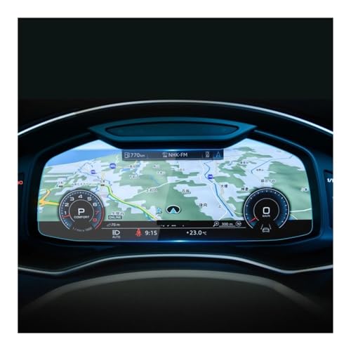 Film navigation Audi A6 A7 2019-2024 en verre trempé pour écran GPS et tableau de bord