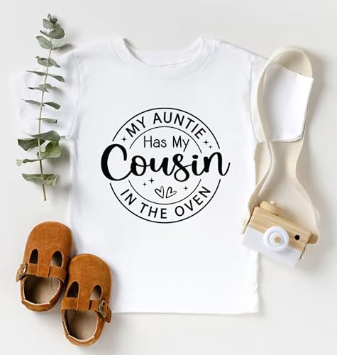 My Aunt Has My Cousin In The Oven Shirt, Big Cousin Shirt, Pregnancy Announcement Shirt, Cousin Shirt, Big Cousin Kids Shirt, Cousin Gift3