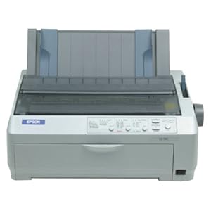 Epson LQ-590 Matrixprinter (punten) 658 tekens per seconde (658 tekens per seconde, 4,23 mm, code 39, POSTNET, UPC-A, UPC-E, Epson ESC/P2, 128 KB, USB 1.1)