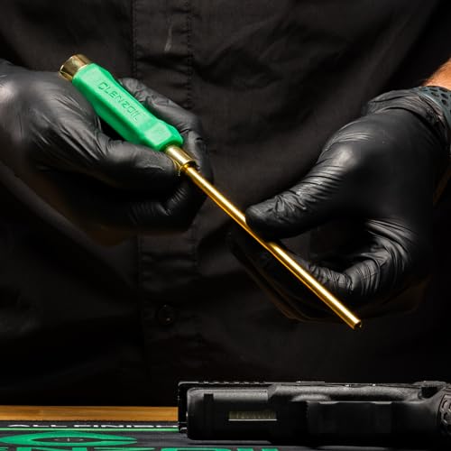 CLENZOIL Field & Range Pistol Basics 9mm Cleaning Kit | Complete Hand Gun Cleaning Kit 9mm 357 & 380 Caliber | 380 Gun Cleaning Kit & 9mm Cleaning Kit with Oil and Cleaner