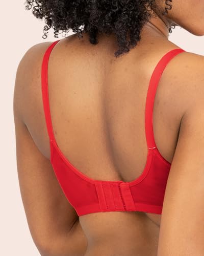 Image of Smart & Sexy Women's Sheer Mesh Demi Underwire Bra - See Through Bras