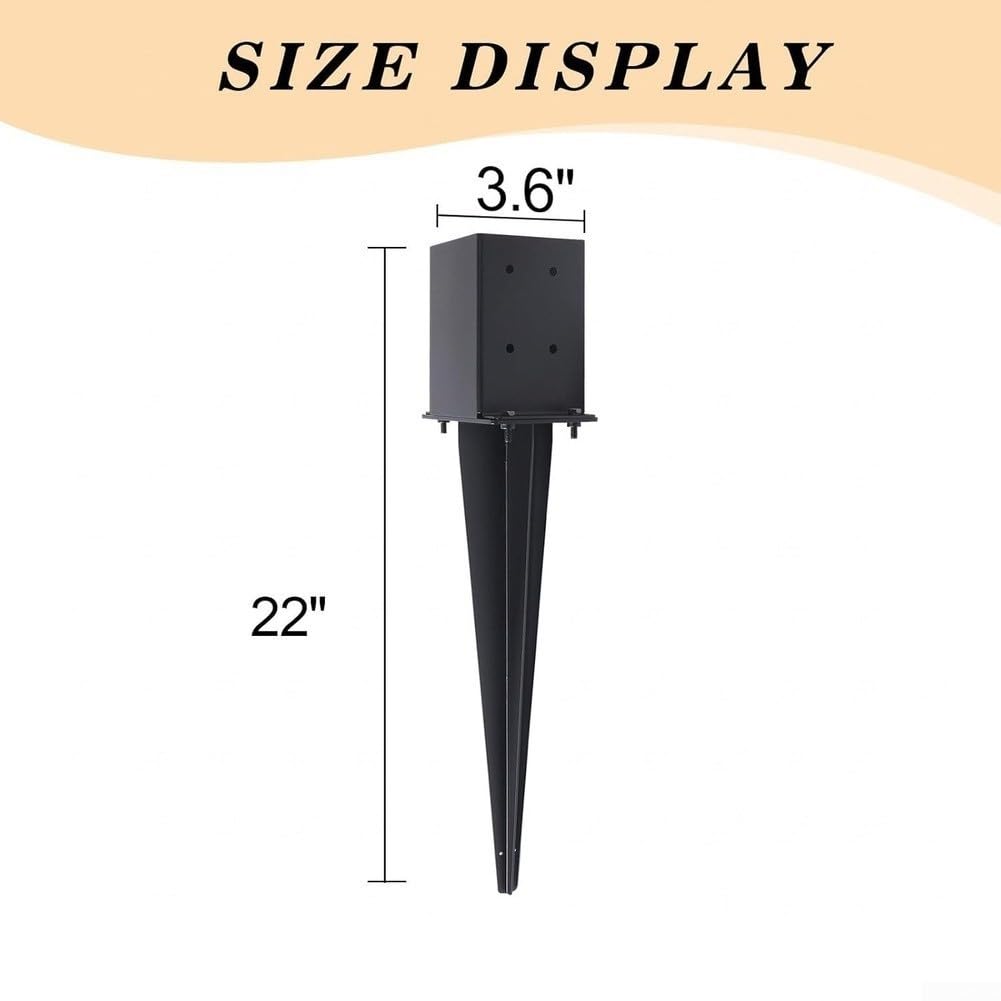 Anclaje Pared para acero Carbono Fijación Segura Exterior Anclaje(1 piece)