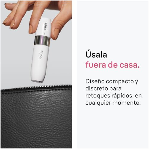 Miniatura 6 de Braun Mini Depiladora Facial para Mujer, FS1005, Blanco