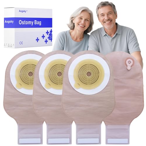 Bolsa de ostomía con ventilación, 20 bolsas de colostomía, bolsa drenable for ostomía for el cuidado del estoma de ileostomía, bolsas de ostomía de una pieza, suministros for ostomía, corte de 15 a 65