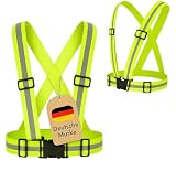 Ferragarde Reflektierende Lauf- & Fahrrad- Gurtweste – 360° Sichtbarkeit für...