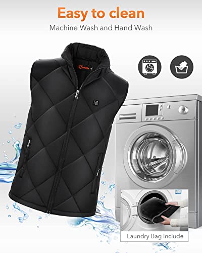 Fernida Heated Vest For Men Winter Warm Outdoor Hiking Usb Charging Electric Heating Vest 8 Heated Zones (Battery Not Included),Xx-Large thumb #4