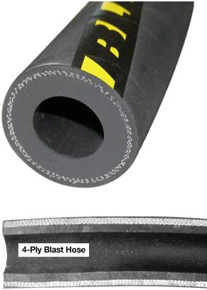 Clemco 23446 Blast Hose, 4 ply, 3/4" ID x 25ft