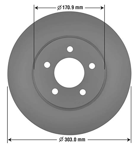 Goodyear | Premium Front Rotors (2) and Brake Pads (4) for Ford Escape (2008-2012); Mazda Tribute (2005-2011); Mercury Mariner (2005-2011). by Goodyear - Used condition - Image 5