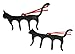 Black Cat Page Holder Bookmark 5.75" x 3.5" Stainless Steel Black (2 Pack) - MEOW!