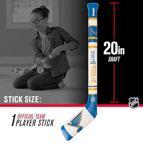 Image of Franklin Sports NHL Team Mini Soft Hockey Stick Set - NHL Team Soft Foam Mini Hockey Stick and Ball - Great Toy for Kids