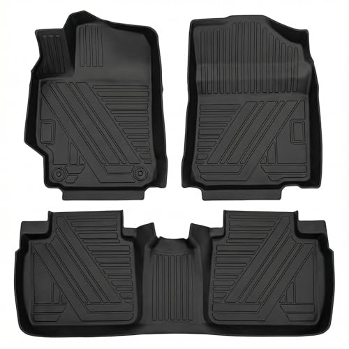 Aiqiying Floor Mats Compatible with Toyota Camry 2007-2011 2012-2017 All Weather Carpet Protector 3D Waterproof Durable Odorless Custom-Fit FrontRear Rows Full Set TPE Car Liners Accessories