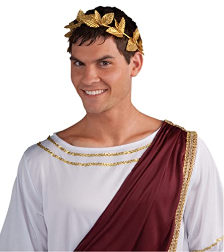 Rubies Gold Leaf Wreath Roman Headband for Adults, Unisex No Size