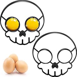 SFASTER Halloween Silicone Egg Mold, Skull Silicone Egg Mold, Breakfast