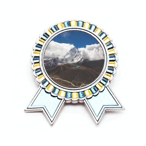 Broche médaille award bleu en métal : le cadeau parfait pour un passionné de science