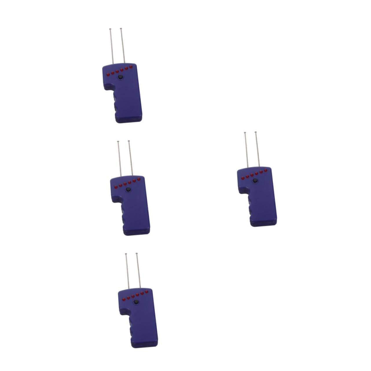 PRETYZOOM 4 Piezas Manifestante de electrolitos equipo de enseñanza de la física instrumentos de enseñanza equipo de aprendizaje estudiantil probador de conductividad el plastico Negro
