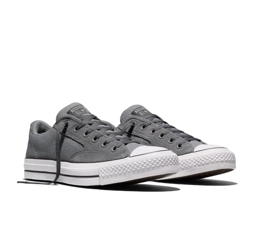 Image of Converse, Unisex, Chuck Taylor All Star Malden Street Low Top, Darker Grey /Black /White Men's 4, Women's 6 Medium