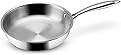 VAYA Hautechef Triply Frying Pan 20cm, Stainless Steel Tri Ply Induction Fry Pan, Even Heat Distribution, Easy to Clean,...