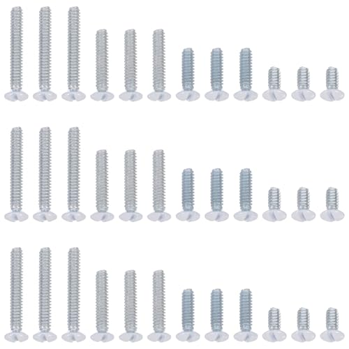 Uonlytech �R���Z���g�v���[�g�l�W 6-32�X���b�h �����~�����H �t���b�g�w�b�h�ǃv���[�g�l�W ����9/14/19/25mm �ƒ�p�X�C�b�`�p�l���Ɩ����Œ�