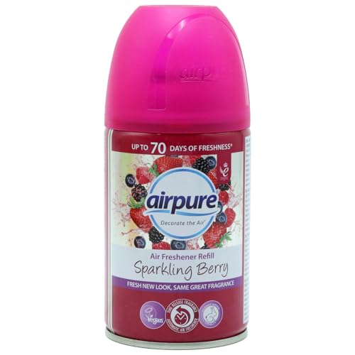 AIRPURE FRESHMATIC AUTOMATIC SPRAY REFILLS 250ML SPARKLING BERRY AIRWICK COMPATIBLE X 250ML