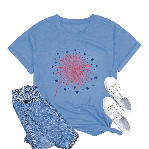 T-shirt American Proud femme partagez l'esprit de liberté