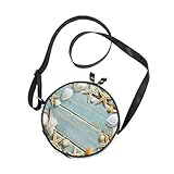 Cossbody Round Bag Structure: Reißverschluss, es hat eine Eimertasche für häufig verwendete Dinge wie iPhone sowie ein Ladegerät und ein Hauptfach für kleinere Dinge wie Karten oder Notizen. Diese Kreistasche kommt mit einem verstellbaren langen Schulterriemen, kann als Handtasche, Umhängetasche, Umhängetasche verwendet werden.