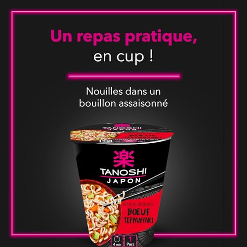 Nouilles B½uf Teppanyaki Tanoshi Le Pot De 65g - vue 8