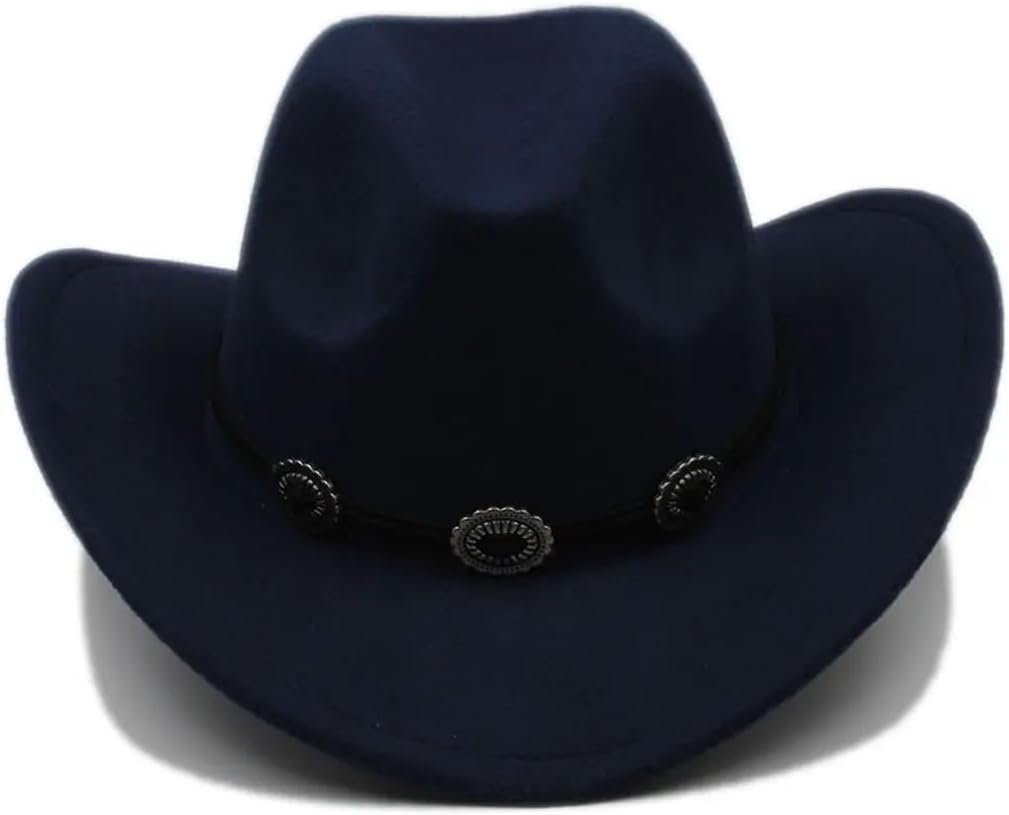 Chapeau Cowboy Renegade Feutre Laine Noire Taille 7 1/8 - Fabriqué USA