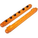Portastecche da Parete, MAGT 6 Fori Stecca da Muro Stecca Robusta Stecca da Biliardo, Snooker Appendere Rack Supporto Legno Porta Stecche Biliardo