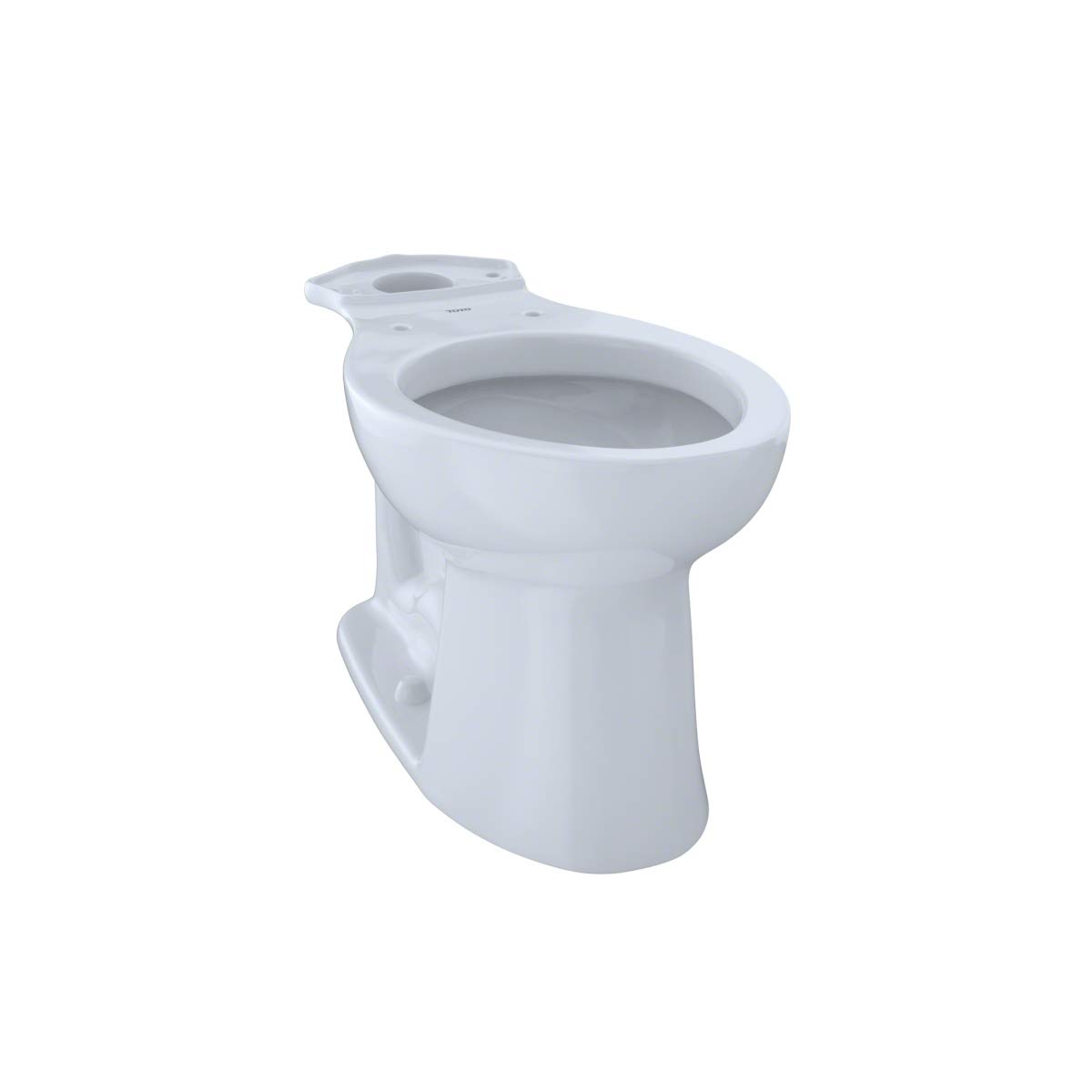C244EF No.01 Entrada Universal Height Elongated Toilet Bowl, Cotton White
