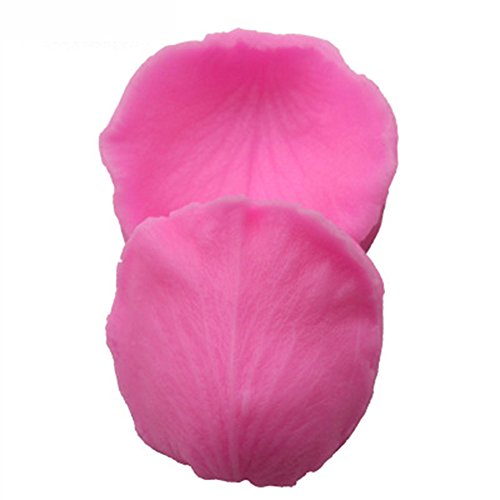 Drawihi Rosenblätter Silikonform Biskuit Kuchen Schokoladenkuchen Fondant Schimmel Pralinen Backform 6 * 6 * 3 cm Cover