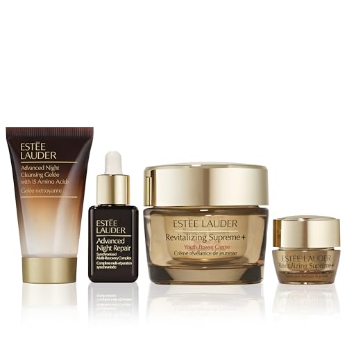 Estée Lauder Revitalizing Supreme+ Holiday Skincare Gift Set | The Lift + Firm Routine | Includes Full-Size Moisturizer 1.7 Ounce + Cleanser 1 Fl Oz, Eye Cream 0.17 Ounce, Face Serum 0.5 Fl Oz - Image 6