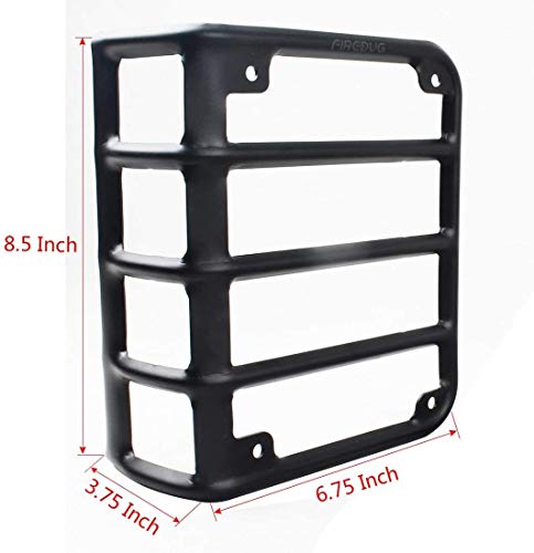 Firebug 2007-2017 Jk Taillight Cover, Jk Wrangler Tail Light Guards Cover, Accessories Lights Cover, Jk Rear Light Protector, Jk Tail Light Protector #TOP4