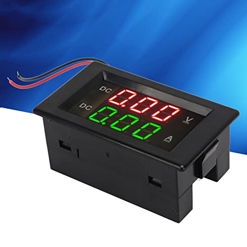 Voltímetro amperímetro digital de alta precisión con pantalla impermeable dual LED 3