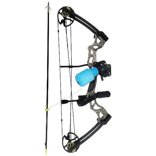 Southland Archery Supply Outrage 70 Lbs Hunting Compound Bow Package (Camo, Bowfishing Package, Right Hand - Draw with Right Hand)