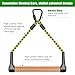 SELEWARE 3-Pack Kids Monkey Bars for Backyard & Indoor – Hanging Monkey Bars Ninja Line Accessories, Ninja Warrior Accessories for Obstacle Course Training