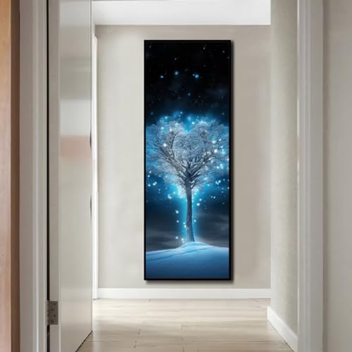 Diamond Painting XXL 50x125cm arbre fantastique kit complet strass ronds