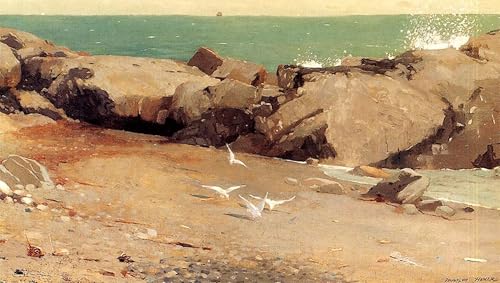 Tableau et les goélands Winslow Homer pour décoration murale de salon lumineux