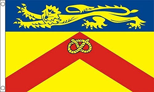 Flagtex Staffordshire Old (Crest) Large Flag 8ft x 5ft (240cm x 150cm)