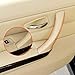 Jaronx Compatible with BMW 3 Series Door Handle E90/E91/E92/E93 2004-2011, 6PCS Interior Left and Right Door Pull Handle Replacement Set for BMW 318i,320i,323i,325i,328i,330i,335i(Beige)
