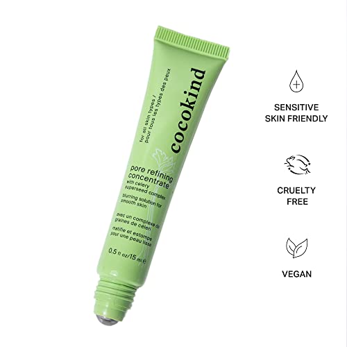 Cocokind Pore Refining Concentrate, Pore Minimizer And Smoothing Spot Treatment With Squalane, Celery Superseed, & Aloe Vera #TOP4