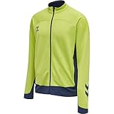 Hummel Herren Trainingsjacke Lead Poly Zip Jacket 207399 Lime Punch M