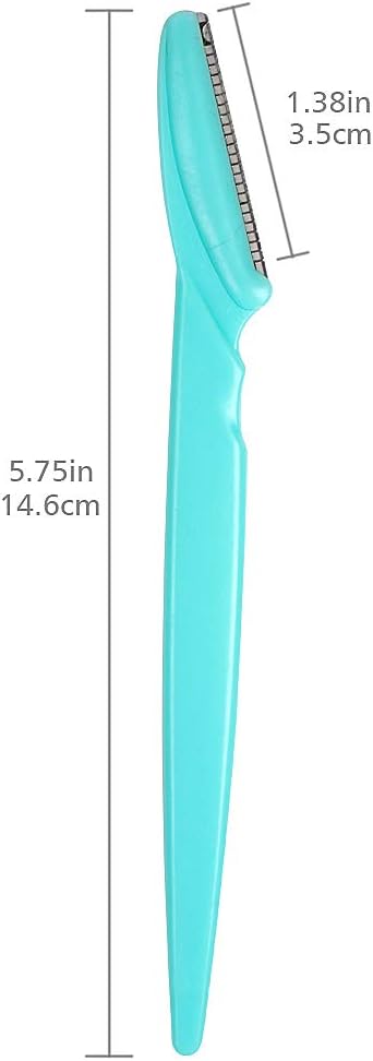 15 Pieces Eyebrow Razors Eyebrow Trimmer Portable Facial Hair Remover with Precision Cover for Women and Men