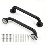 Tarkenstin 2 Stück Haltegriff Bad, 304 Edelstahl Rutschfeste Haltegriffe für Senioren Sicherheitsgriff mit Tragfähigkeit 200 kg Badezimmergriff für Badewanne, Toilette,Schritte (30cm)